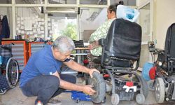 Diyarbakır’da engelli bireylerin kullandığı tekerlekli sandalyeler ücretsiz tamir ediliyor