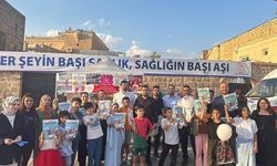 Midyat’ta festivalde sağlık standında vatandaşlar bilgilendirildi yoğun ilgi