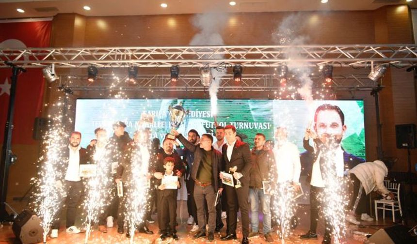 Sarıçam'da görkemli futbol turnuvası galası